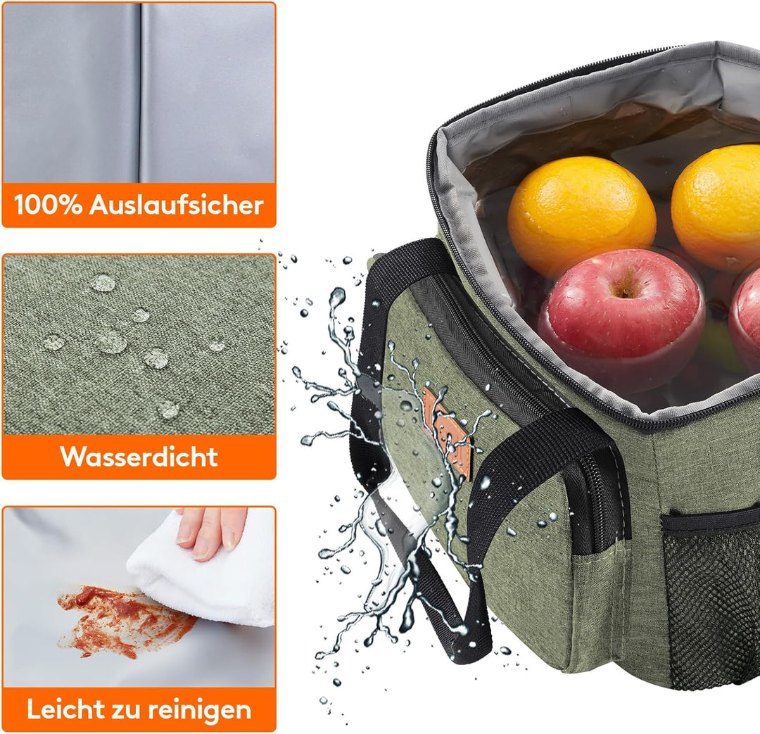 Lifewit Kühltasche klein unterwegs, Isolierte Cooler Bag Lunchtasche faltbar für Herren und Damen, w