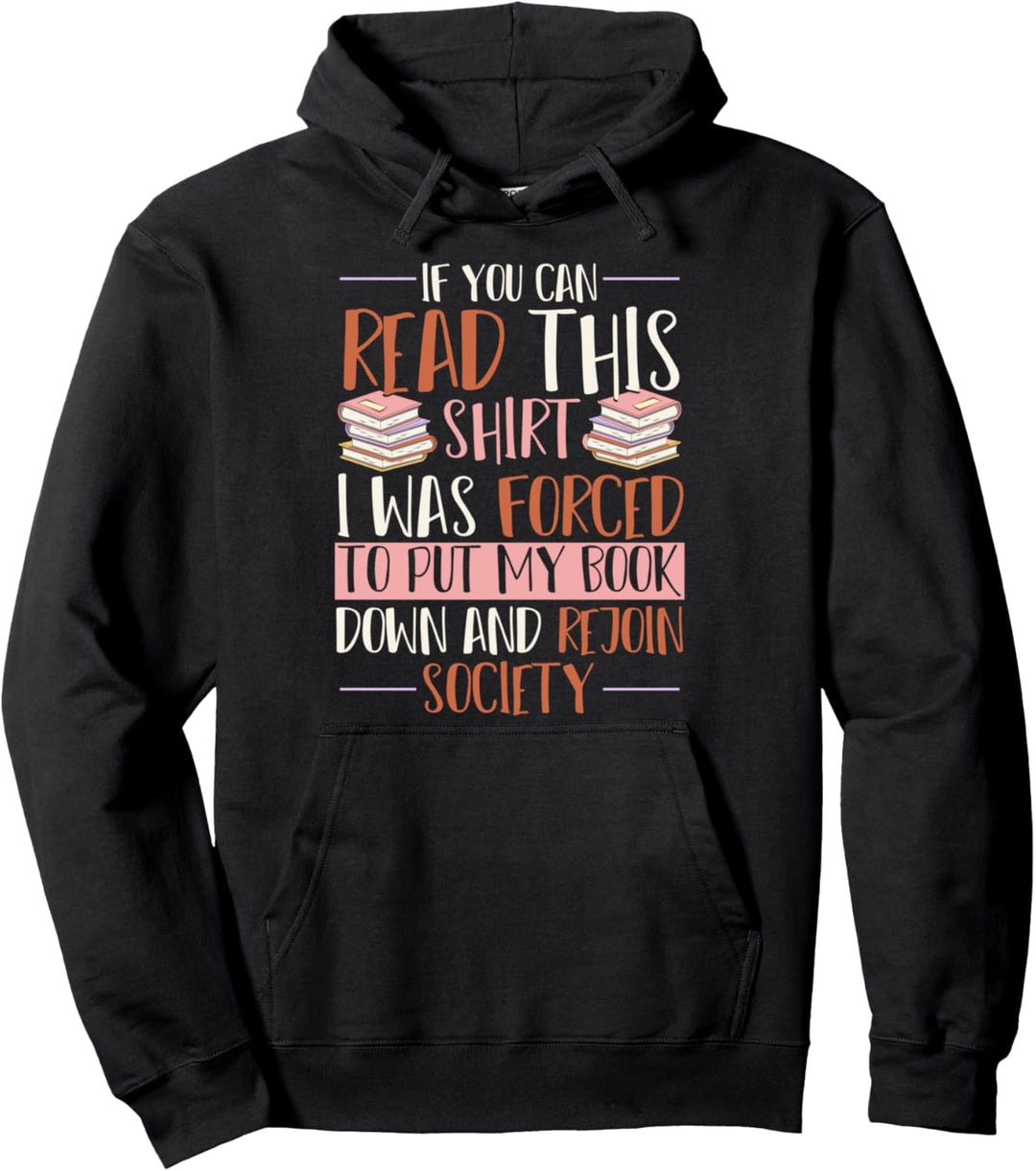 Bücherwurm Lustiges Bibliothekar Geschenk Bücher Lesen Pullover Hoodie
