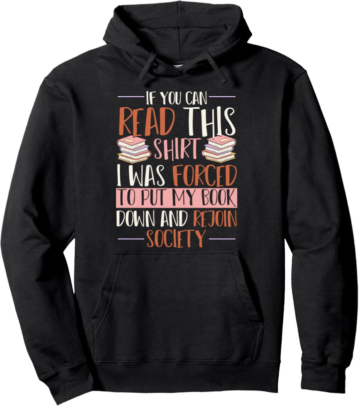 Bücherwurm Lustiges Bibliothekar Geschenk Bücher Lesen Pullover Hoodie