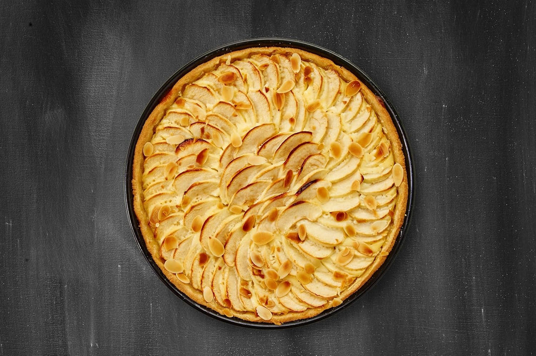 Birkmann, Premium Baking, Wähen- & Kuchenblech, Ø 28 cm, runde Backform aus Emaille, hochwertige Ant