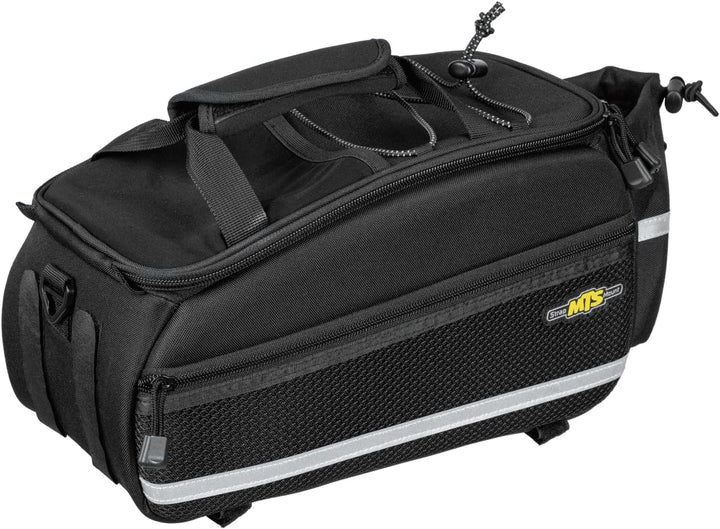 Topeak MTS TrunkBag EX, Strap Lenkertasche aus 600D Polyester/Eva-Schaum in der Farbe Schwarz Kapazi