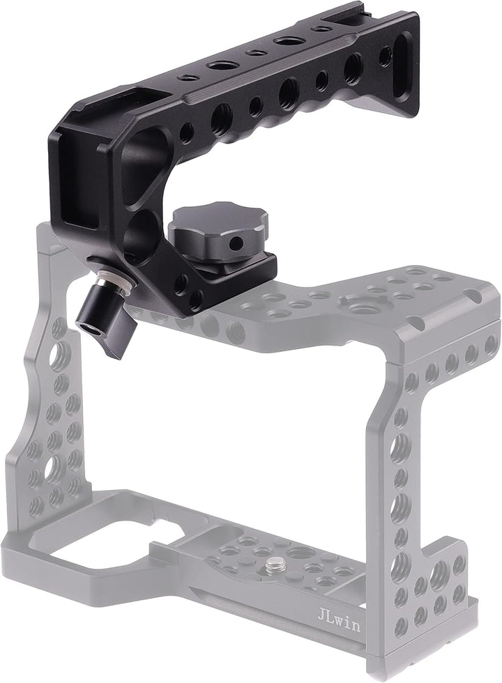 Hersmay Universal Camera Cage Griff oberem Handgriff mit ARRl-Lokalisierungs-Kaltschuhhalterung, 1/4