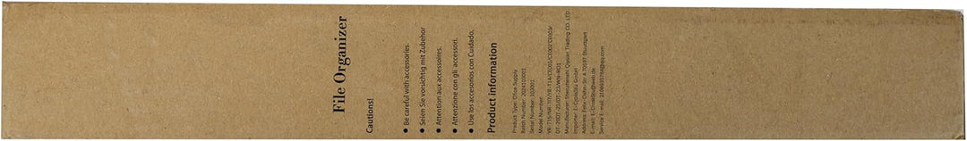 TSDRBWO Holz Briefablage für Büro, Dokumentenablage mit Stifthalter, 5-Tier Schreibtisch Organizer H