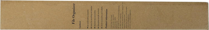 TSDRBWO Holz Briefablage für Büro, Dokumentenablage mit Stifthalter, 5-Tier Schreibtisch Organizer H