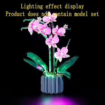 GEAMENT LED Licht-Set Kompatibel mit Lego Orchidee (Orchid) - Beleuchtungsset für Creator 10311 Baum