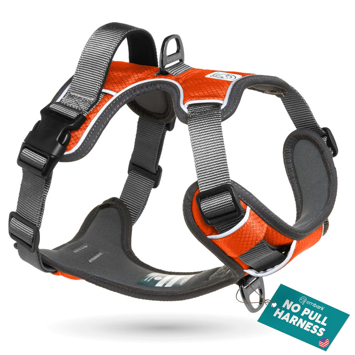 Embark Adventure Hundegeschirr, Einfaches An- und Ablegen mit Leinenbefestigung Vorne und Hinten & K