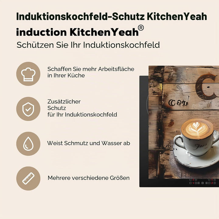 Herdabdeckplatte Einteilig Herdabdeckung Abdeckplatte für Ceranfeld Abdeckung Induktionskochfeld Auf