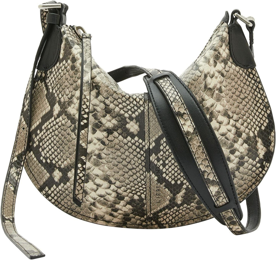 Liebeskind Berlin NAOMI MONTREAL SNAKE HOBO Schultertasche, Small (HxBxT 23cm x 30cm x 0.5cm)