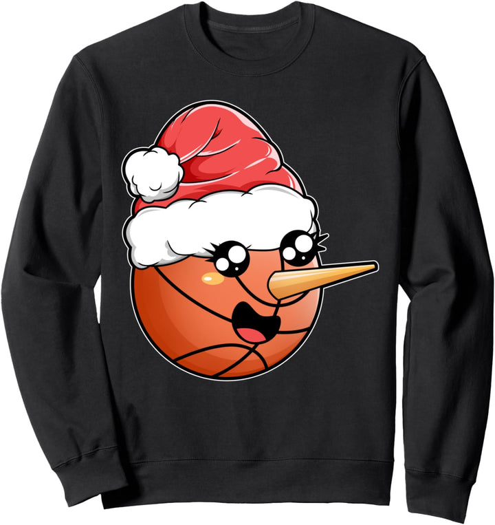Christmas Basketballer Sport Xmas Weihnachten Basketball Sweatshirt