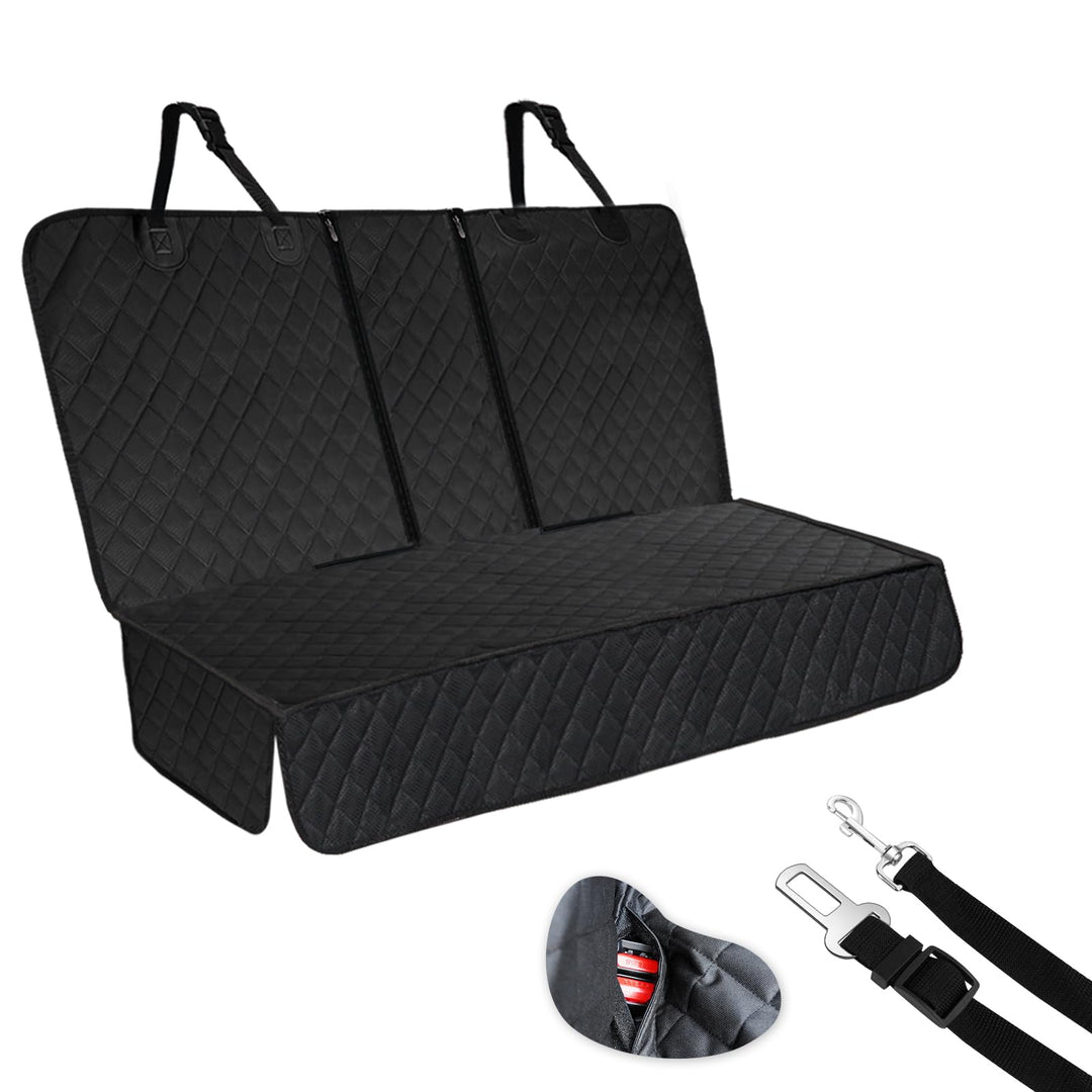 Angooni Auto Hundedecke Rücksitz - Hundedecke Auto Rückbank (135×120cm) - Wasserdicht, Rutsch, Kratz