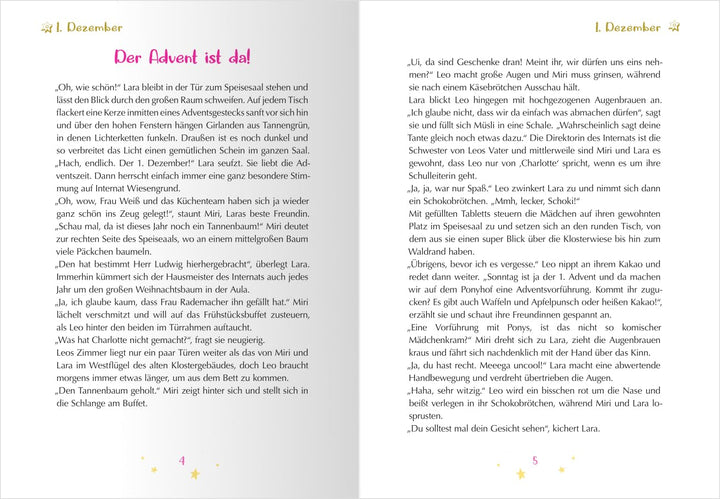 Die Lametta-Girls und der Ponydieb: Ein Krimi-Adventskalender mit 24 Rätseln, Kalender