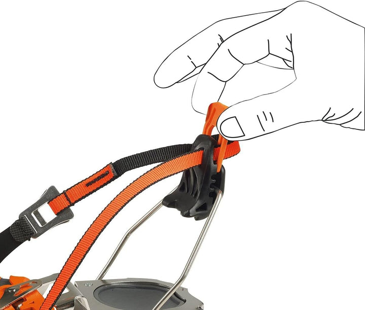 Camp Blade Runner Orange - Innovatives leistungsorientiertes Steigeisen, Grösse EU 37-46 - Farbe Ora