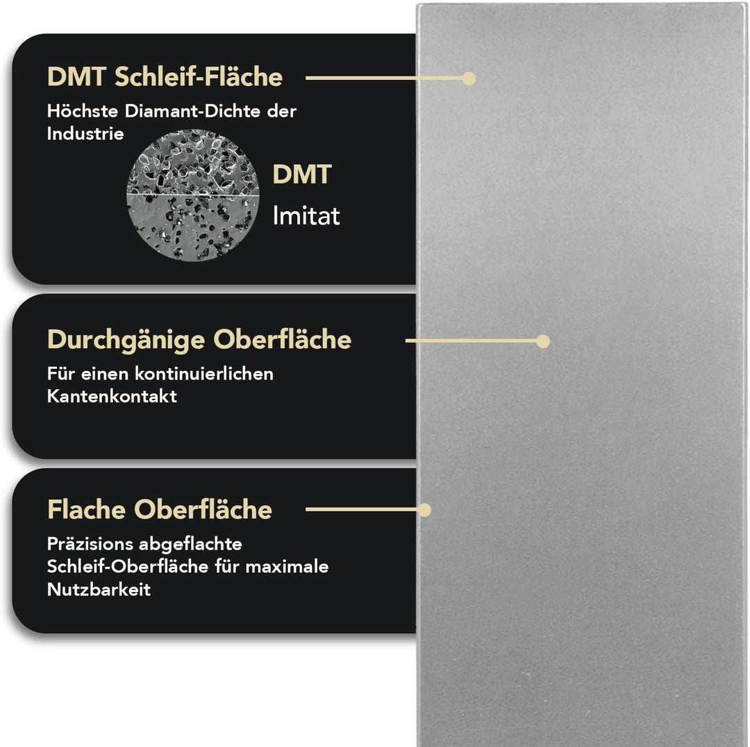 DMT Dia-Sharp® Diamant Schleifstein 11,5" Grob | Messerschärfer in Profiqualität | 30cm Wetzstein fü