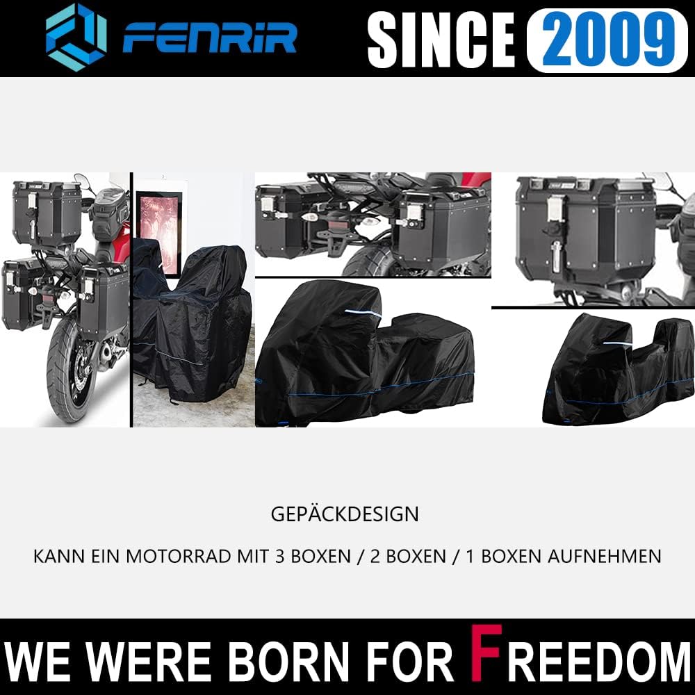 FENRIR 230CM 420D Motorrad abdeckplane motorradabdeckungen motorradabdeckung Outdoor wasserdicht win