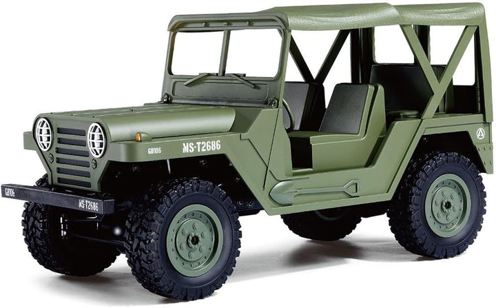Amewi Unisex Jugend U.S. Militär Geländewagen 1:14 RC Modellauto Elektro Allradantrieb RTR 2,4 GHz,