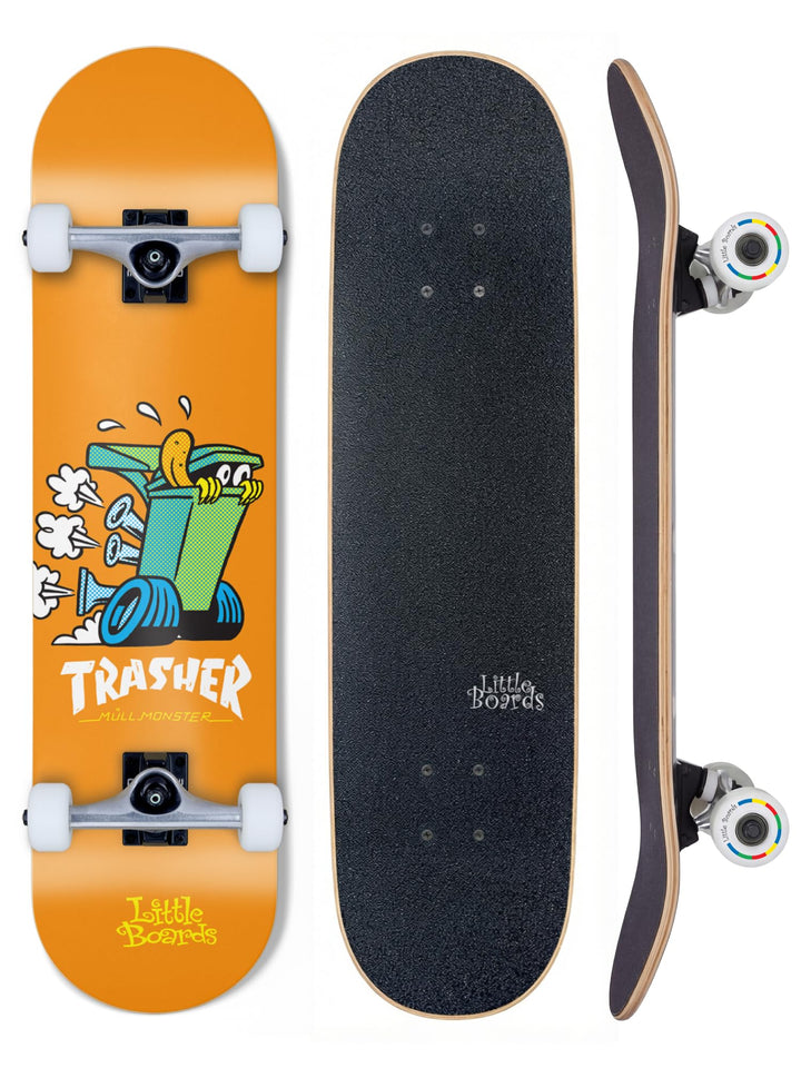 Skateboard für Kinder - hochwertiges Komplettboard für Anfänger ab 3 oder 4 Jahren, aus 7 Lagen Ahor