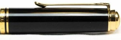 Pelikan 986232 Drehkugelschreiber Souverän K 800, 1 Stück, schwarz, schwarz