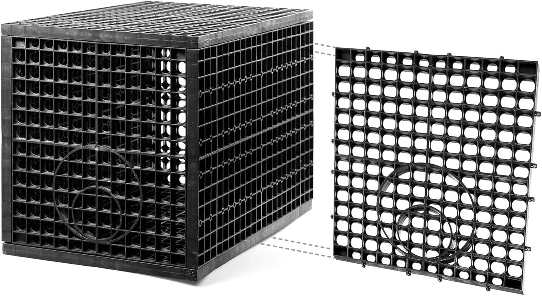 SystemSchacht HIDRO-Sickerbox 160 Liter | Hergestellt aus mineralverstärktem Polypropylen | Sickersc