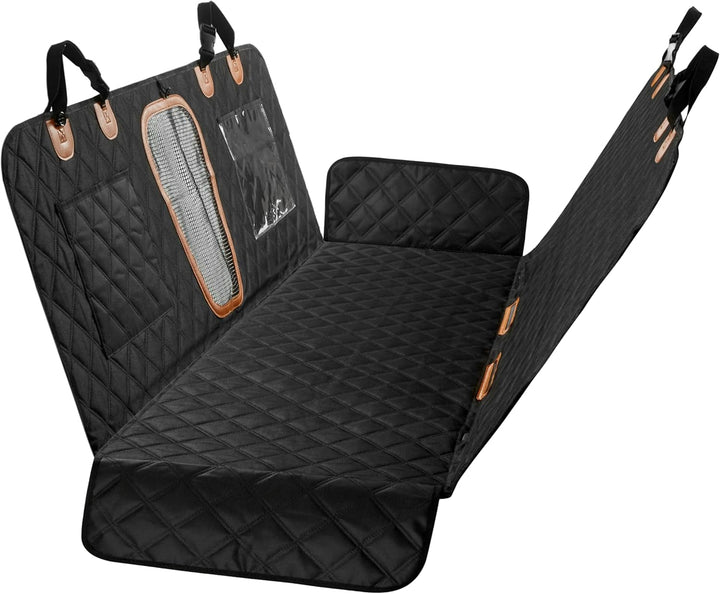 VERTAST Autoschondecke für Hund 137x147 cm, Hundedecke Auto Rückbank mit Sicherheitsgurt, 600D Oxfor