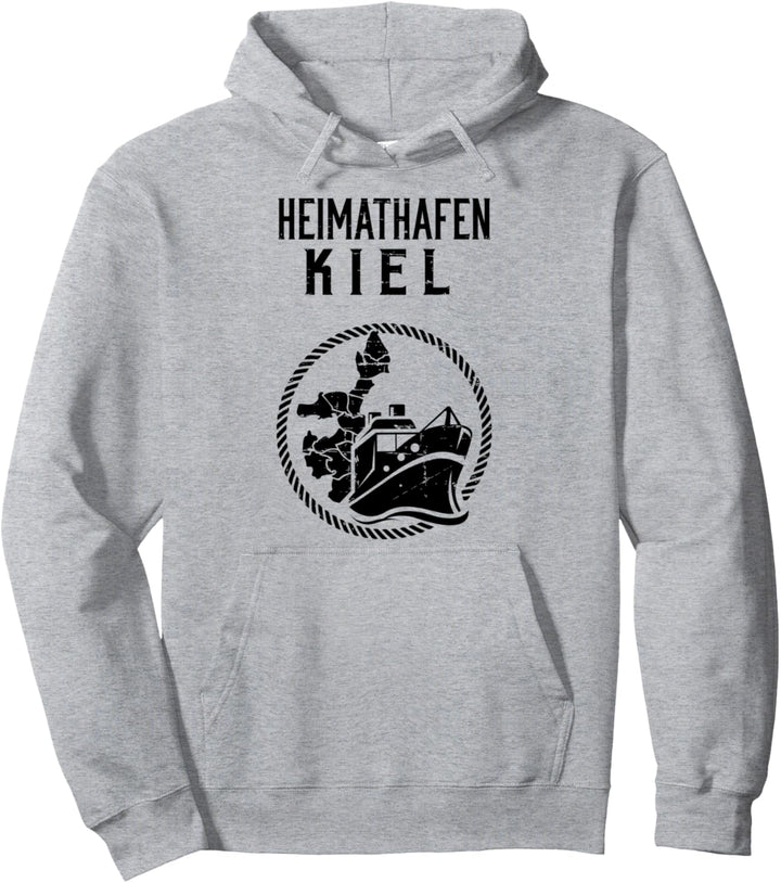 Heimathafen Kiel Moin Kieler Küste Ostsee Geschenk Pullover Hoodie