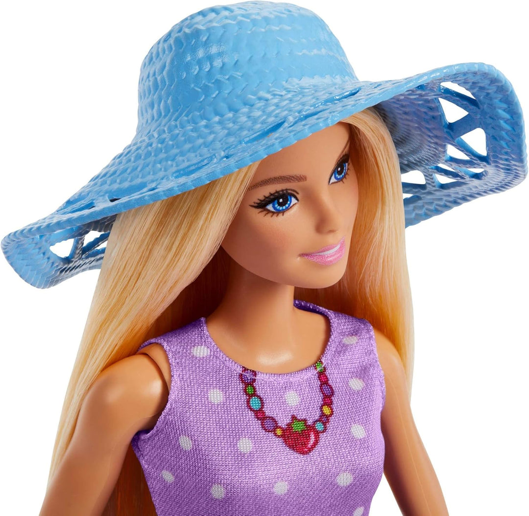 Barbie Family &amp; Friends Spielset aus Puppen und Accessoires, Spielset mit Picknick-Thema, Mode, klei