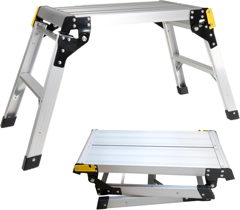 LEMODO Arbeitsplattform | Arbeitsbühne mit Antirutsch-Oberfläche 51 x 30 cm | Laufbühne bis zu 150 k