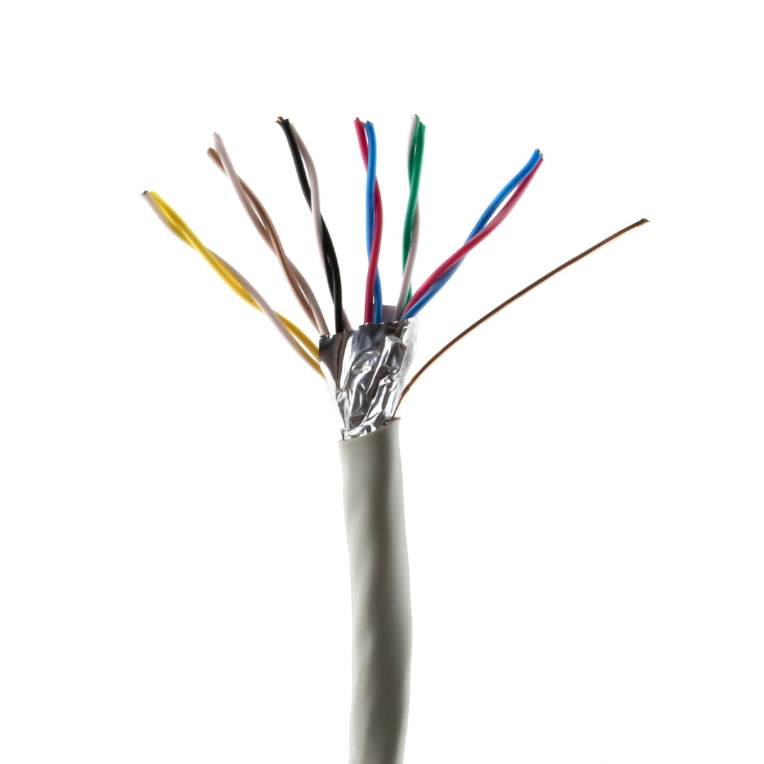 Telefonkabel 6x2x0,6mm J-Y(ST) Y 100m rund für Unterputzmontage, Fernmelde-Installationsleitung 12-a