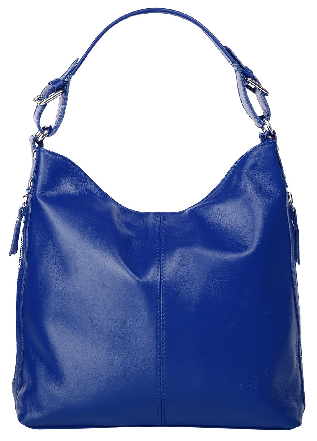 Handtasche Echt Leder Damen | Made in Italy, elegante Schultertasche, Umhängetasche aus Leder | 0175