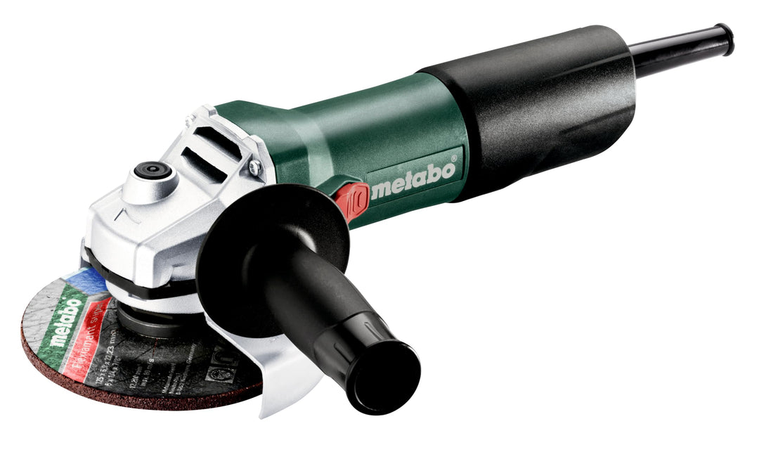 Metabo Winkelschleifer W 850-125 – 603608000 – Mit verdrehsicherer Schutzhaube und Wiederanlaufschut