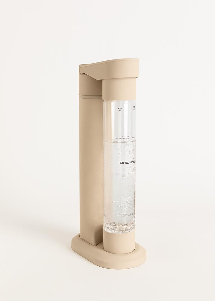 CREATE/SODA MAKER STUDIO/Wassersprudler 1L Sand/Keine CO2-Flaschen enthalten, kohlensäurehaltig in 4