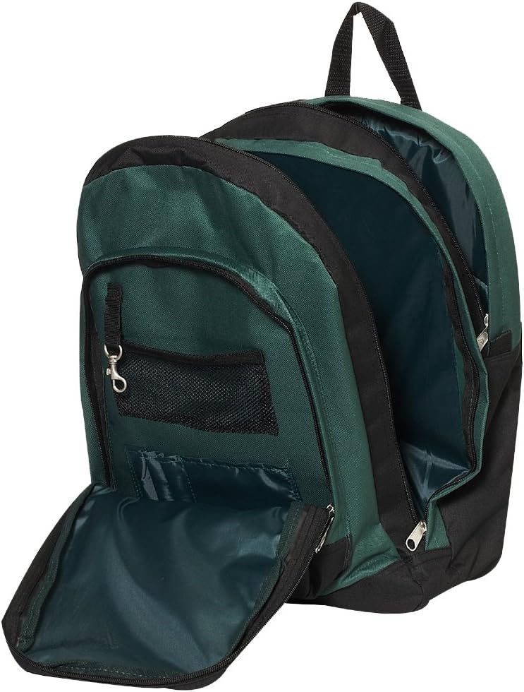 Everest Double Hauptfach Rucksack, dunkelgrün (grün) - 5045-DGRN/BK Einheitsgrösse Dunkelgrün, Einhe