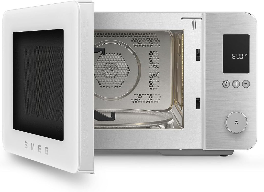 Smeg, Kombi-Mikrowelle, MOC02WHMEU, 9 Funktionen und 3 Kombinationen, 25 automatische Programme, Inv