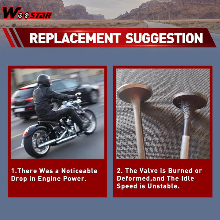 WOOSTAR Zylinderkopf 66mm Ventilbaugruppe Ersatz für 70ccm 90ccm 110ccm Taotao Roketa Sunl Chinesisc