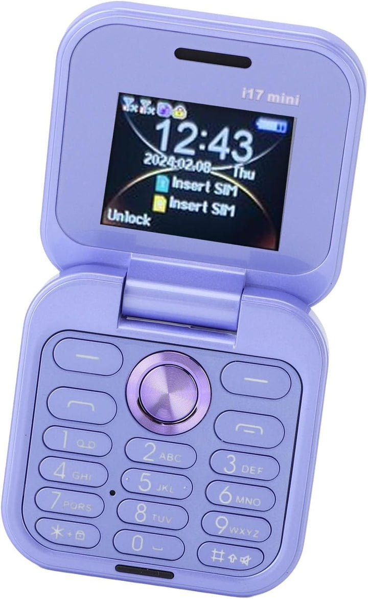 Entsperrtes Klapphandy für Senioren, ältere Menschen, 2G Basic, Einfach zu Bedienendes, Kleinstes Mo