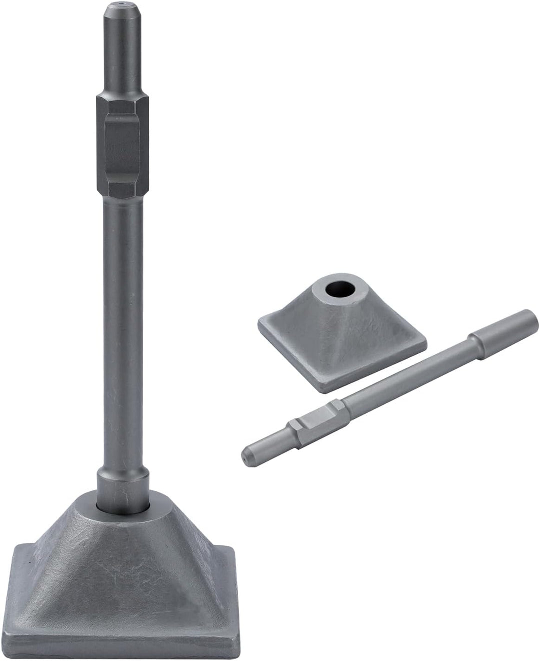 TOPWAY PH65 Presshammer-Bodenstampfer, 9 kg, 1-1/8 Zoll Sechskantstampferschaft und Platte, für Pres