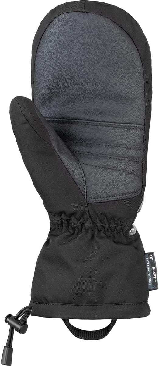 Reusch Damen Demi R-tex Xt Fäustlinge 6.5 black / grey melange / silver, 6.5 black / grey melange /