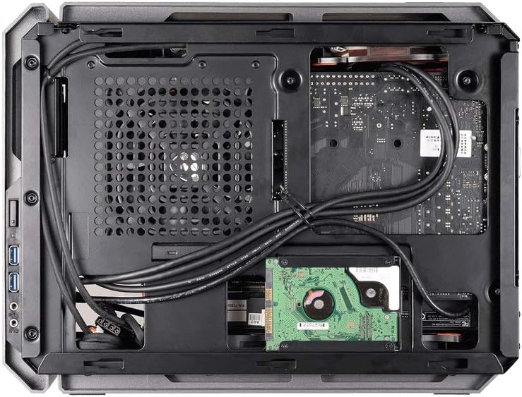 Cougar QBX Mini-ITX-Gehäuse - schwarz Mesh Window