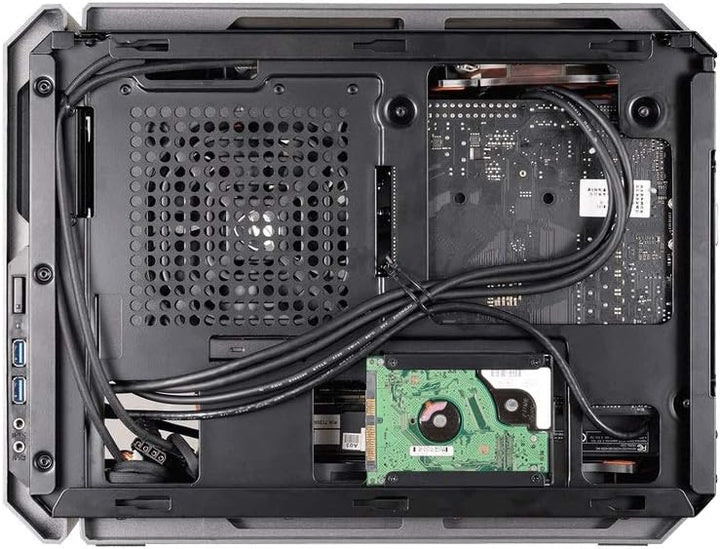 Cougar QBX Mini-ITX-Gehäuse - schwarz Mesh Window