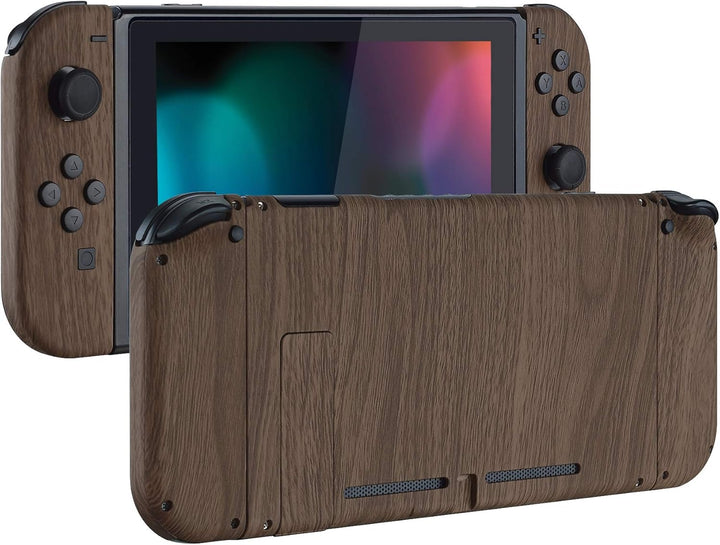 eXtremeRate Hülle Case für Nintendo Switch Joycon/Konsole, Rückgehäuse&Kickstand für Switch Console,