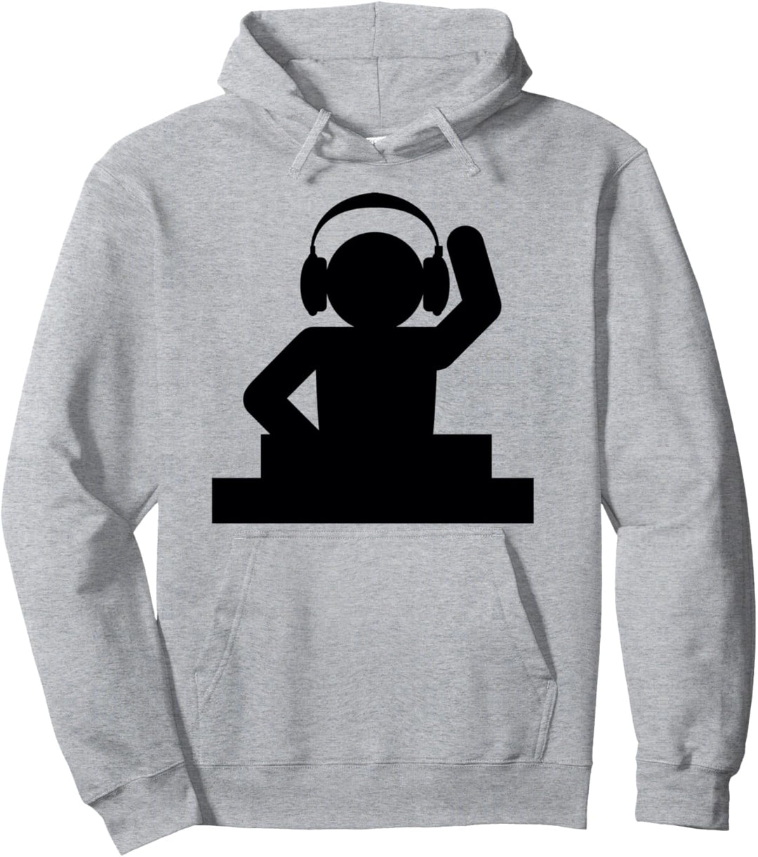 DJ Music Spinning - Disc Jockey Pullover Hoodie
