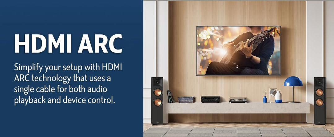 Onkyo TX-8470 2-Kanal Stereo Receiver mit WLAN, Bluetooth, Phono, Hi-Res Audio und Roon Ready