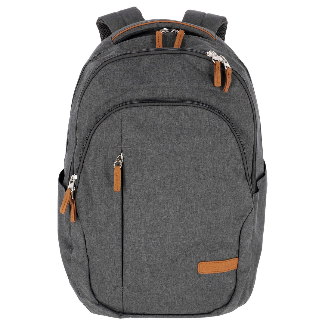 Travelite BASICS ALLROUND backpack melange, anthracite, Unisex-Erwachsene Rucksack, ANTHRACITE,