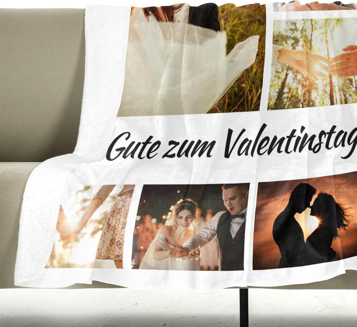 LNM Personalisierte Decke mit Foto, Personalisierte Decken, Personalisierte Kuscheldecke, Personalis