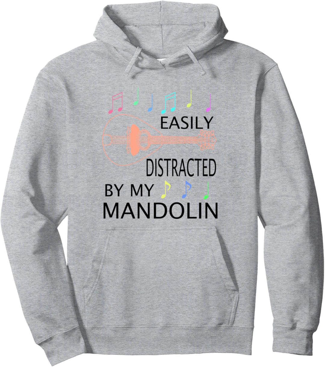 Mandolinenspieler Musik Band Instrument Bluegrass Pullover Hoodie