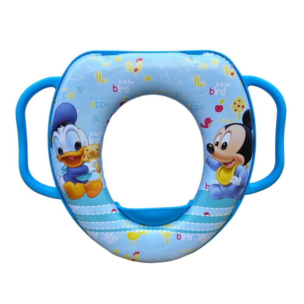Toilettensitz für Kinder, Mickey und Donald Disney, universal, mit Griffen Mickey Baby, Mickey Baby