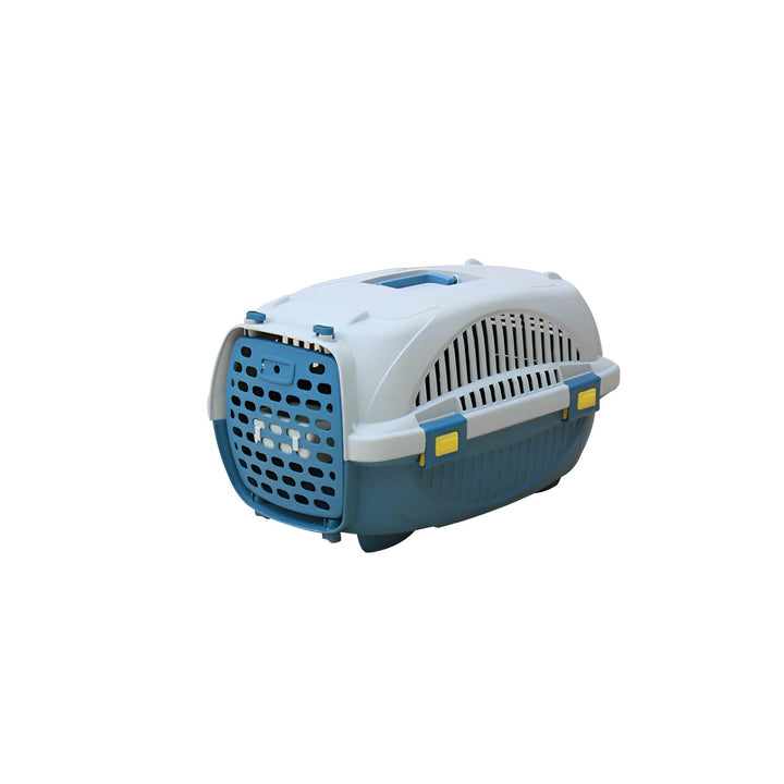 Lanco – Transportbox für kleine Hunde und Katzen. Tragbarer und atmungsaktiver Kunststoff. Haustiere