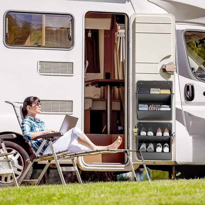 2er-Pack Schuhhalter für Wohnmobile mit Klebeband, Wohnmobil Zubehör, Organizer Wohnmobil Selbstkleb