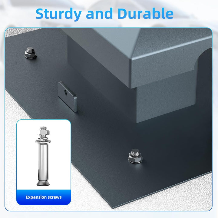 Montagestütze Eiffelturm - Pedestal Single für EV-Ladestation eMobility Wallbox, 140cm