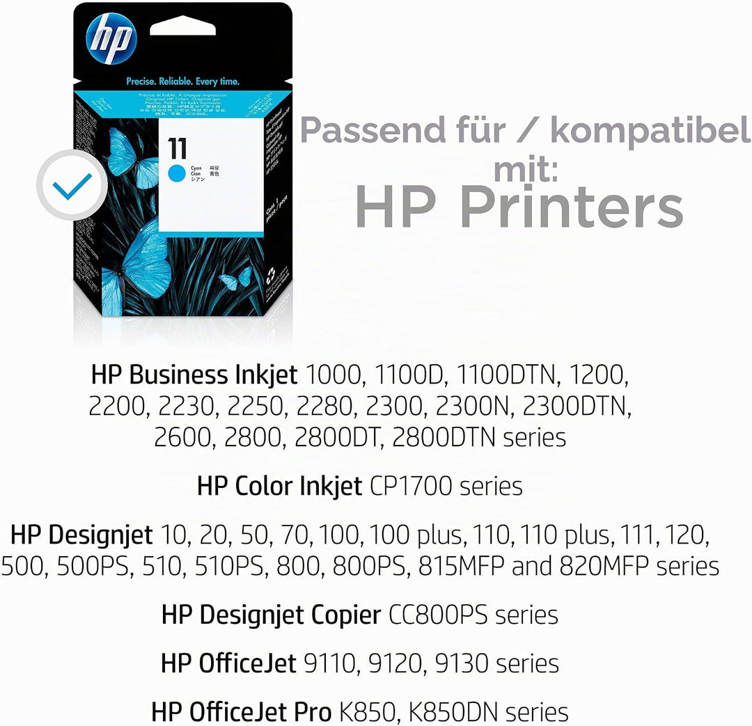 HP C4811A 11 Druckkopf cyan 24.000 Seiten
