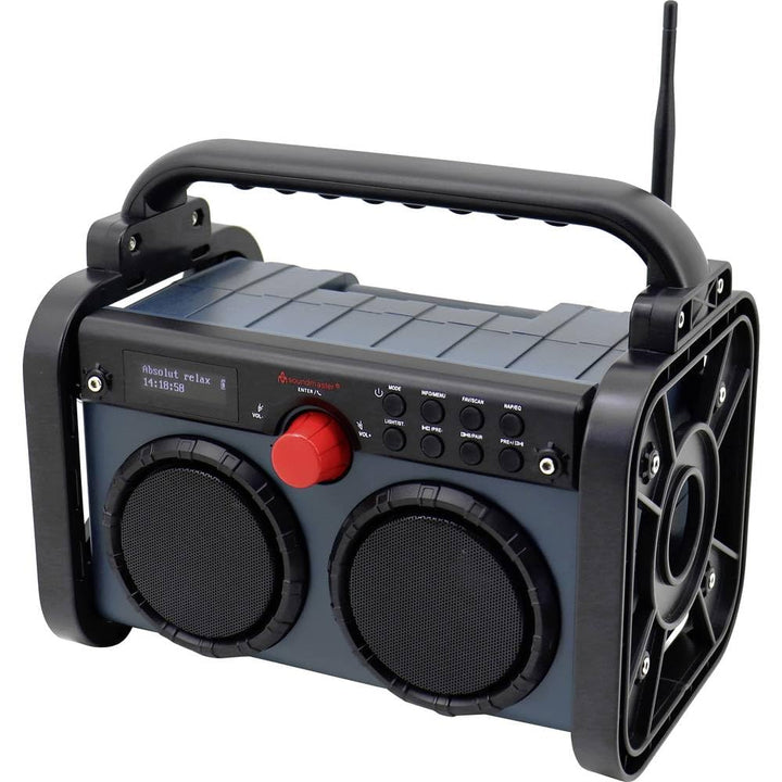 SOUNDMASTER DAB+/UKW Akku-Radio DAB85BL, blau/schwarz